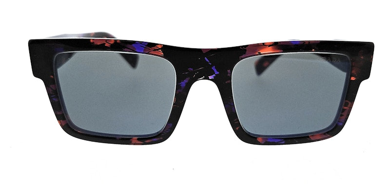 Prada Rectangle Sunglasses Abstract Orange (0PR 19WS 06V40E)