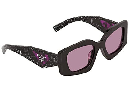 Prada Rectangle Sunglasses Black (PR15YSF-1AB07O-52)