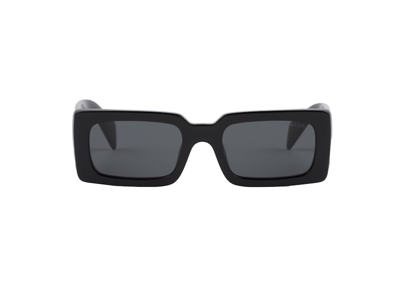 Prada Rectangle Sunglasses Black (SPRA07 1ABFS0)