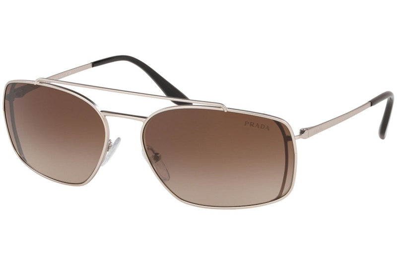 Prada Rectangle Sunglasses Silver (PR64VS-1AP6S1-62)