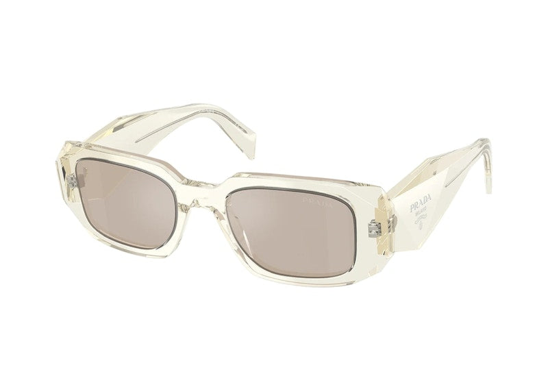 Prada Rectangle Sunglasses Transparent Champagne (PR_17WS_19X30N_49mm)