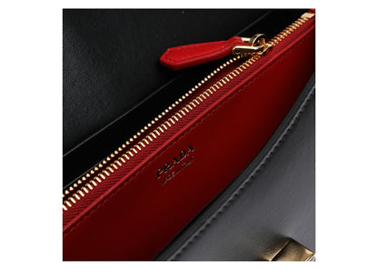 Prada Rectangular Logo Clutch Bag Black