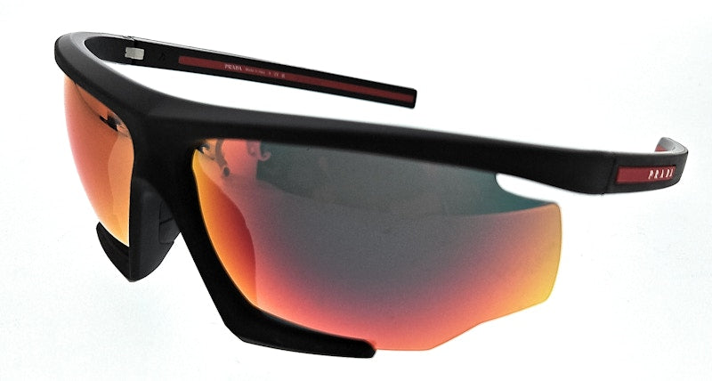Prada Rectangular Sunglasses Black (0PS 07YS DG010A)