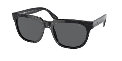 Prada Rectangular Sunglasses Black Marble (0PR 04YS 05W731)