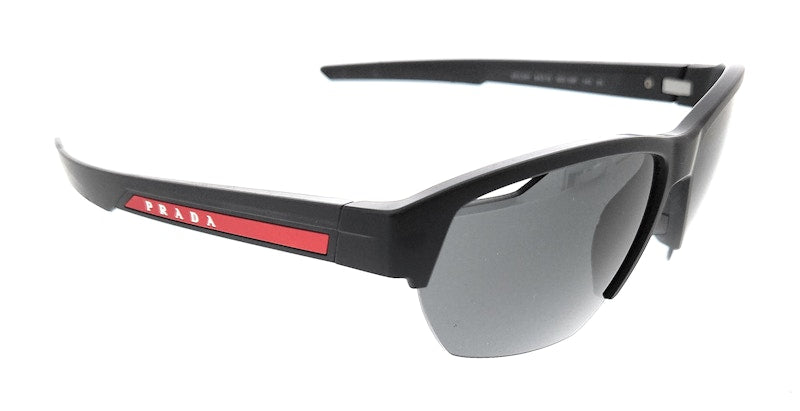Prada Rectangular Sunglasses Matte Black (0PS 03YS 1BO04U)