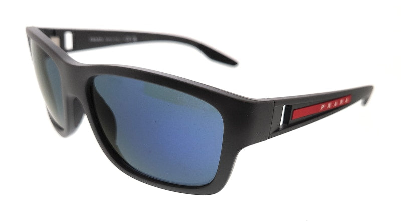 Prada Rectangular Sunglasses Matte Grey (0PS 01WS 11C05U)