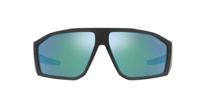 Prada Rectangular Sunglasses Matte Grey Transparent (0PS 08WS 12C08R)