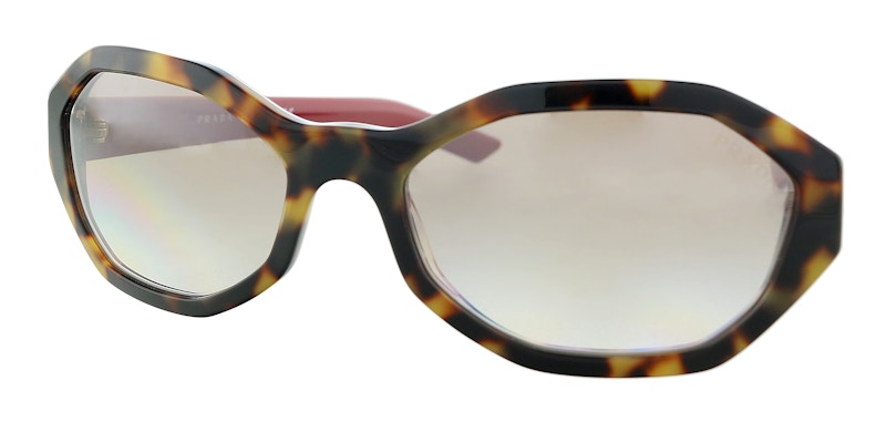 Prada Round Sunglasses Tortoise/Red (0PR 20VS 5144O0)