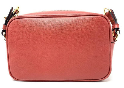 Prada Saffiano Camera Crossbody Red