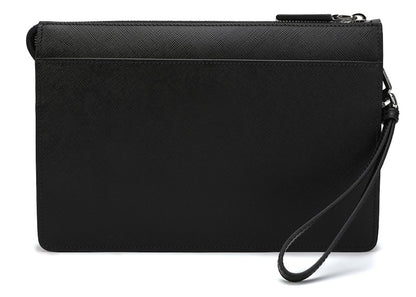Prada Saffiano Leather Pouch Black