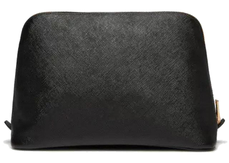Prada Saffiano Leather Travel Case Black