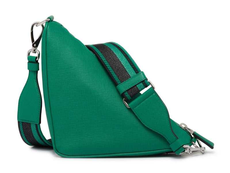 Prada Saffiano Triangle Bag Mango