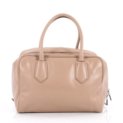 Prada Inside Bauletto Satchel Nude