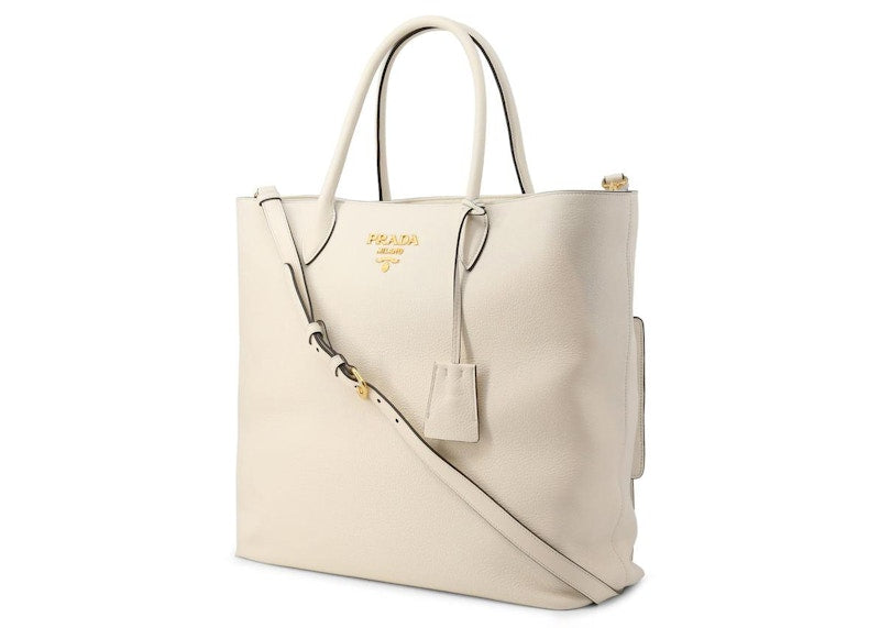 Prada Shoulder Bag Bianco Beige