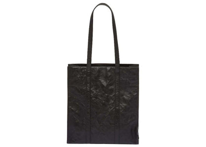 Prada Small Antique Nappa Leather Tote Black