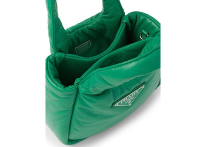 Prada Small Soft Padded Bag Green