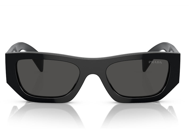 Prada Square Sunglasses Black/Dark Grey (SPRA01 16K-0 8Z)