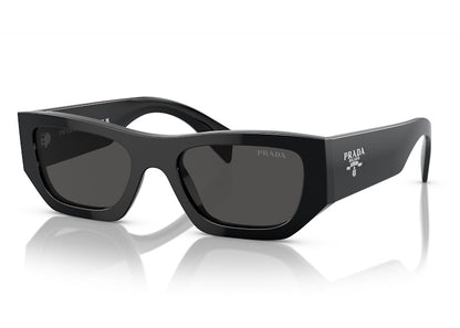 Prada Square Sunglasses Black/Dark Grey (SPRA01 16K-0 8Z)