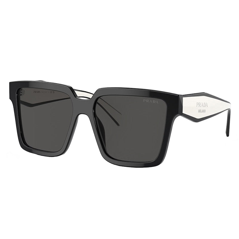 Prada Square Sunglasses Black (PR_24ZS_1AB5S0_56mm)
