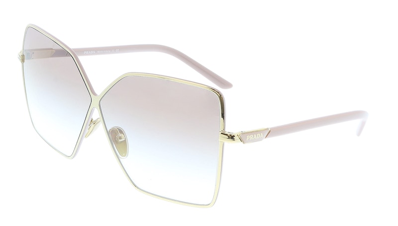 Prada Square Sunglasses Gold/Pale Pink (0PR 50YS ZVN1L0)