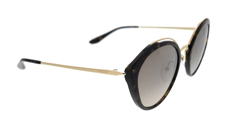 Prada Square Sunglasses Tortoise (0PR 17ZSF 2AU5Y1)