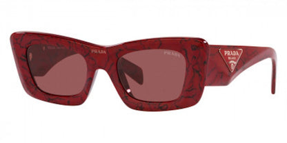 Prada Sunglasses PR 13ZSF Etruscan Marble/Dark Violet (PR13ZSF-15D08S-52)
