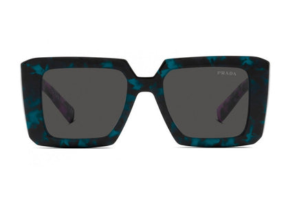 Prada Sunglasses PR 23YS Teal Tortoise/Dark Gray (PR23YS-06Z5S0-51)