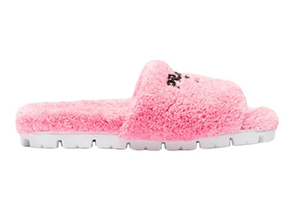 Prada Terry Cloth Slides Petal Pink