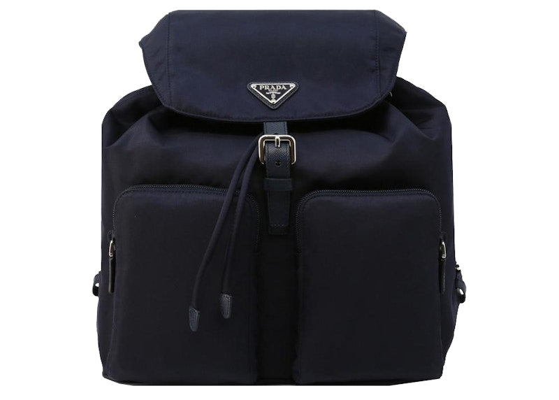 Prada Tessuto Backpack Blue