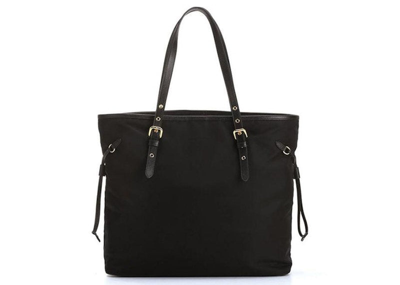 Prada Tessuto Shopper Tote Black