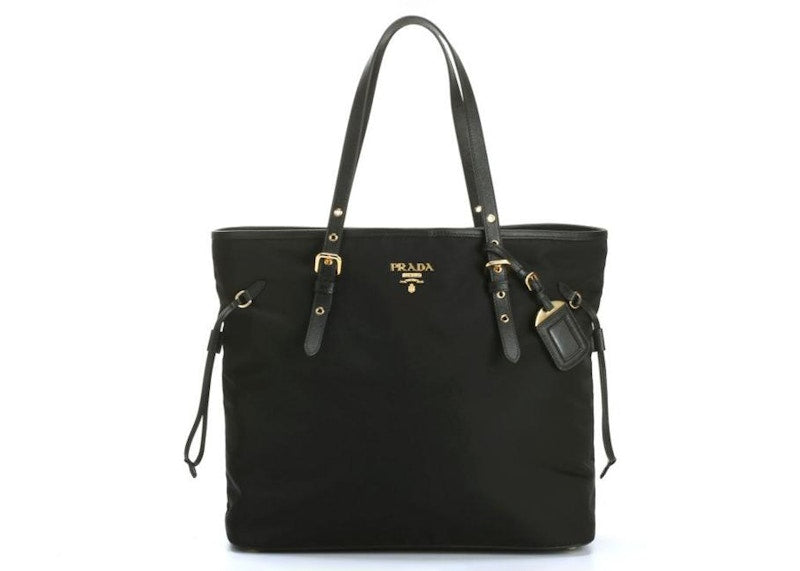 Prada Tessuto Shopper Tote Black