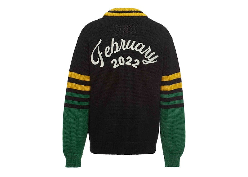 Prada Timecapsule February 2022 Wool Cardigan Black