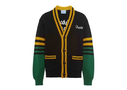 Prada Timecapsule February 2022 Wool Cardigan Black