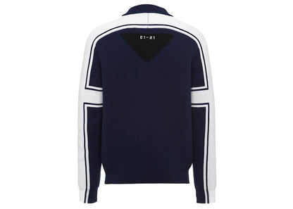Prada Timecapsule January 2021 Cardigan Blue
