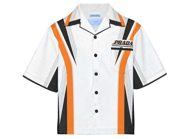 Prada Timecapsule July 2020 Poplin Shirt White