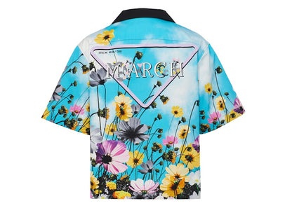 Prada Timecapsule March 2020 Poplin Shirt Blue