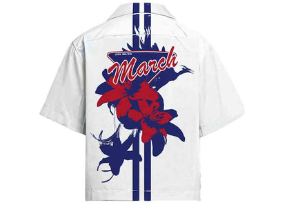 Prada Timecapsule March 2022 Poplin Shirt White/Red