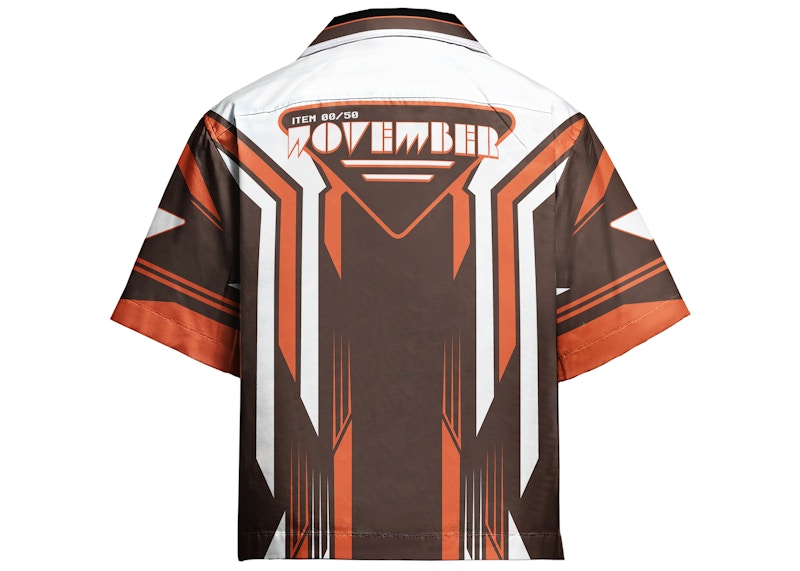 Prada Timecapsule November 2020 Poplin Shirt Brown