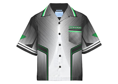 Prada Timecapsule October 2020 Poplin Shirt Black