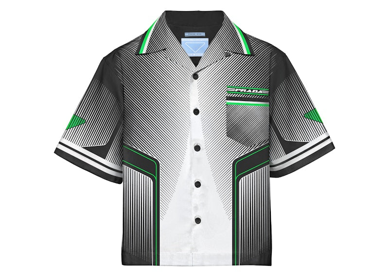 Prada Timecapsule October 2020 Poplin Shirt Black