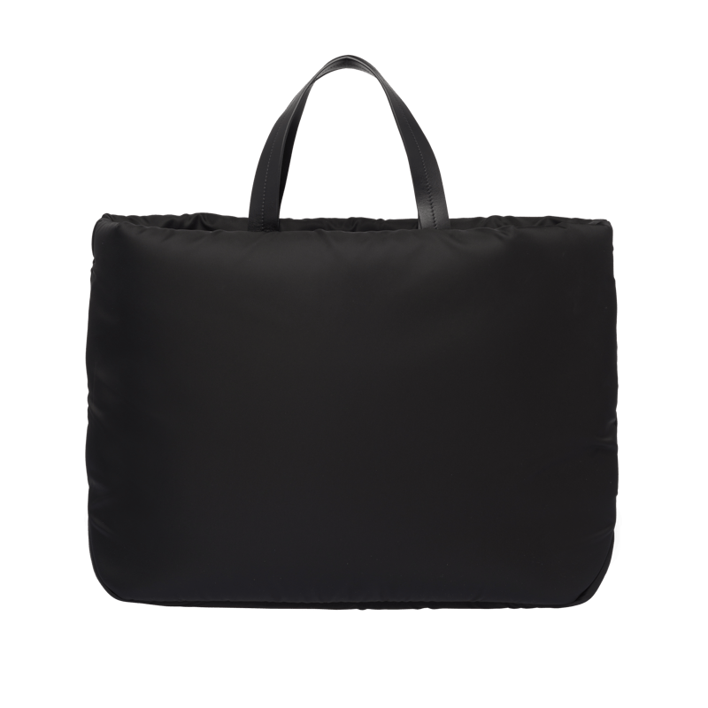 Prada Tote Padded Nylon Medium Black