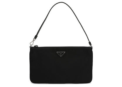 Prada Triange-Logo Shoulder Bag Black