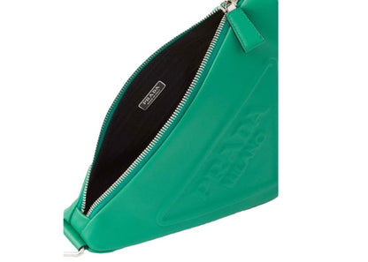 Prada Triangle Leather Shoulder Bag Mango