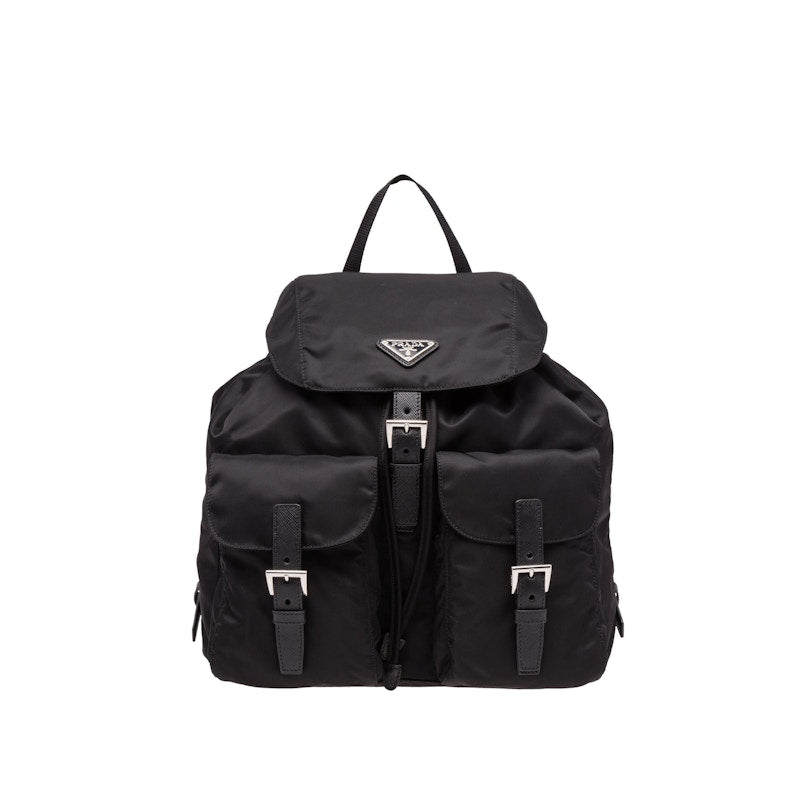 Prada Vela Backpack Black
