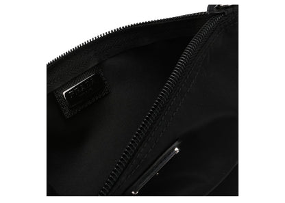 Prada Vela Nylon Pouch Black