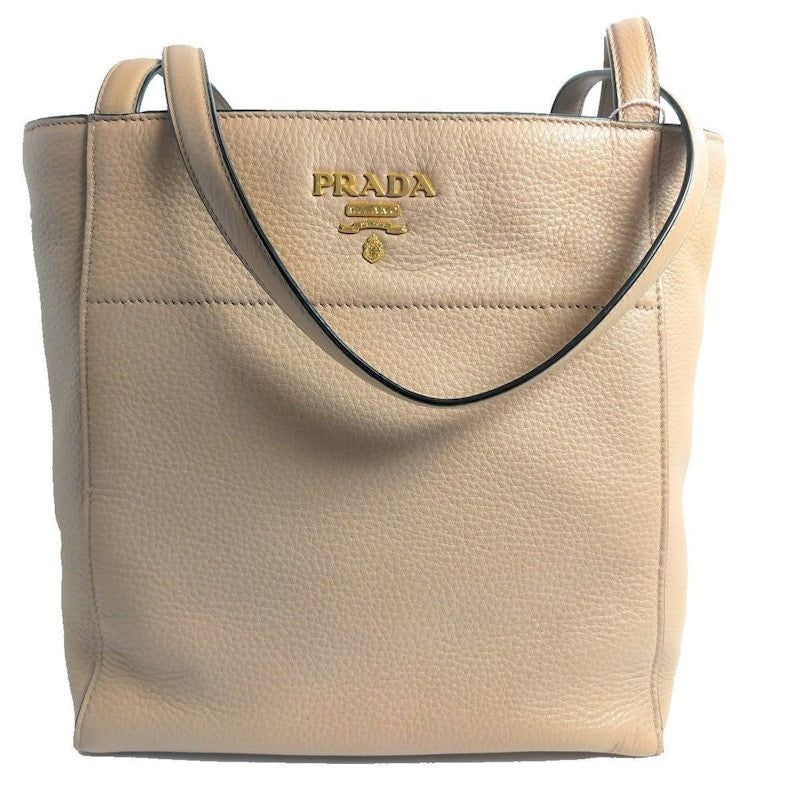 Prada Vitello Phenix Tote Beige