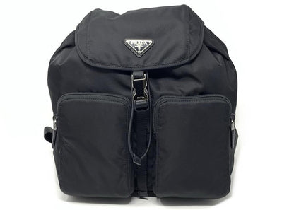 Prada Zaino Backpack Nylon Black