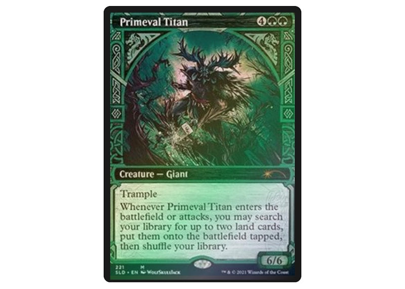 Primeval Titan (Foil) Magic: The Gathering TCG Secret Lair Drop Series Mythic #221 (Ungraded)