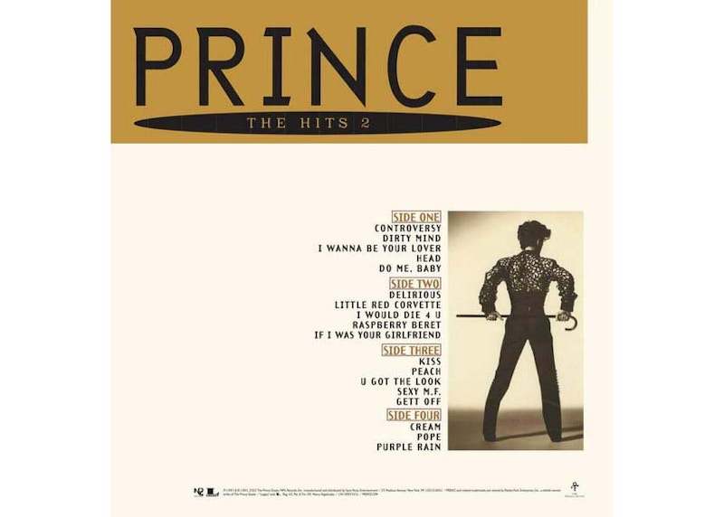 Prince The Hits 2 Walmart Exclusive 2XLP Vinyl Creamy White