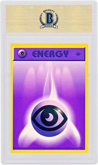 Psychic Energy 1999 Pokemon TCG Base Set 1st Edition #101/102 (PSA or BGS Graded)